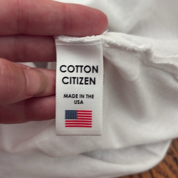 COTTON CITIZEN Jagger Long Sleeve Shirt White Small NWT - Picture 7 of 13